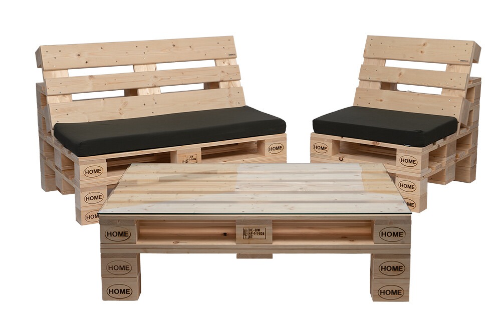 Palettenlounge PALma aus neuen Paletten