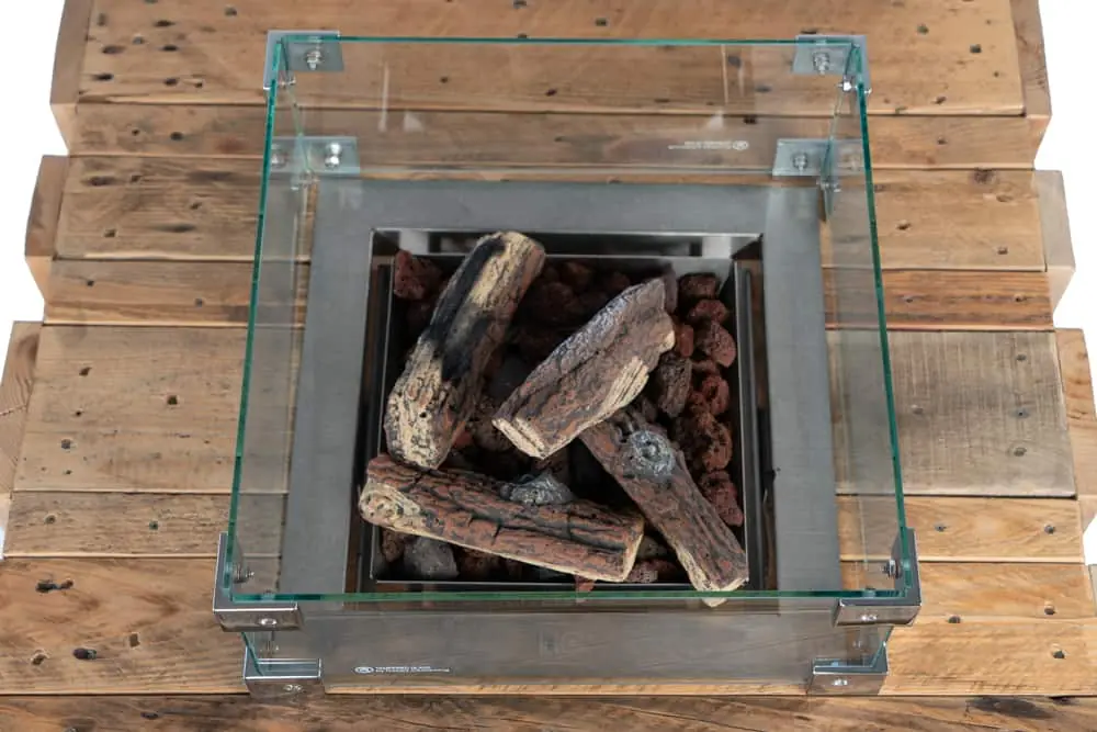 Palettenmöbel PALfire Feuertisch klein im Vintage Look