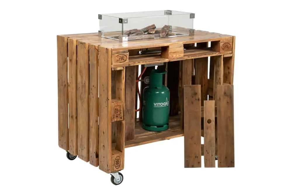 Palettenmöbel PALfire Feuertisch