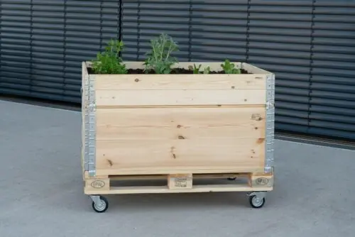 Mobiles Hochbeet Set aus Faltrahmen