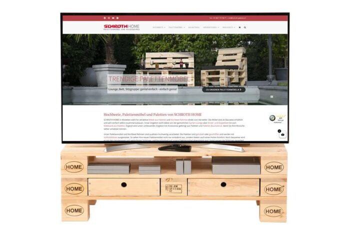 Palettenmöbel PALermo Lowboard - TV-Möbel