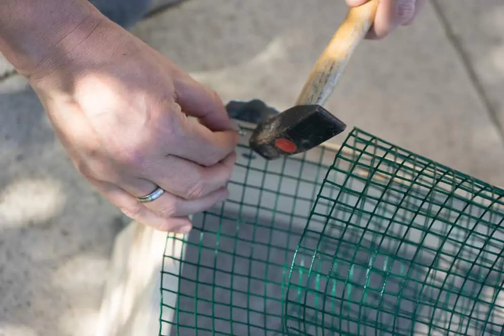 Mausgitter für Hochbeet