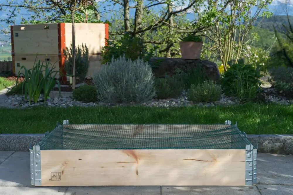 Mausgitter für Hochbeet