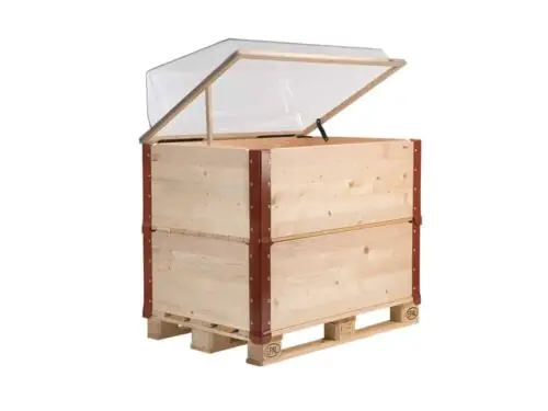 Hochbeet Set mit Abdeckhaube für Garten und Terrasse