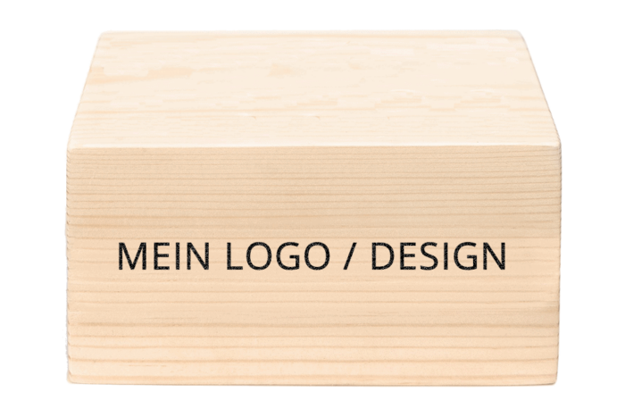Palettenklotz mit eigenem Logo