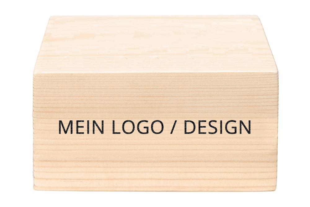 Palettenklotz mit eigenem Logo