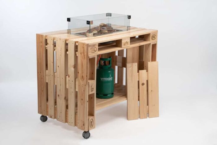 Palettenmöbel PALfire Feuertisch