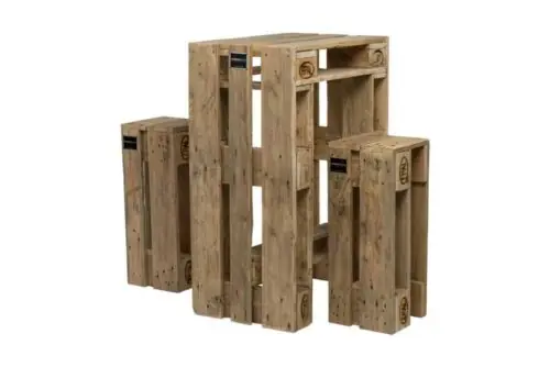 Palettenmöbel PALi Bar Set im Vintage Look