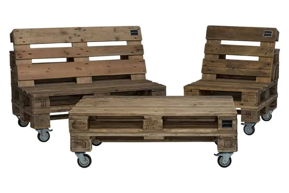 Palettenlounge PALma im Vintage Look