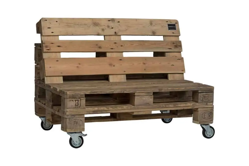 Lounge 2er-Sofa PALma im Vintage Look