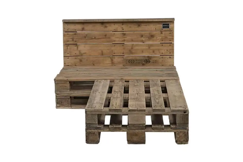 Palettenbett PALm Beach Einzelbett aus Paletten