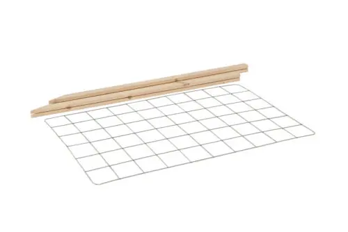 Rankgitter inkl. Holzpfosten für Hochbeet Rahmen